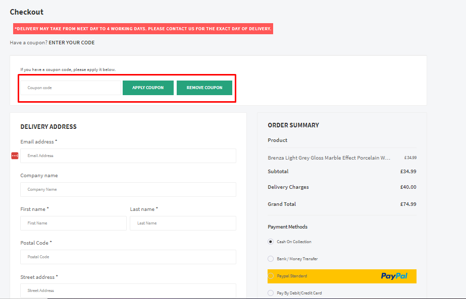 The Natural Stone and Tiles Co Discount Code August 2024