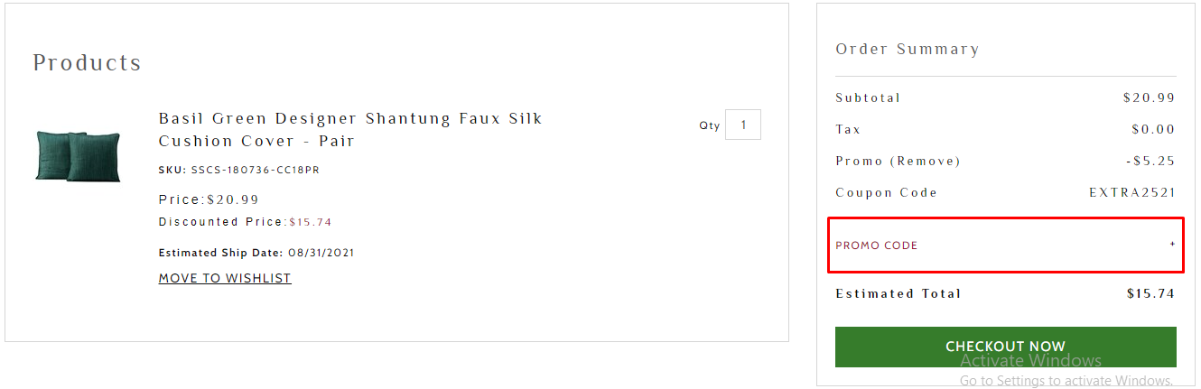 How do I use my Half Price Drapes promo code?
