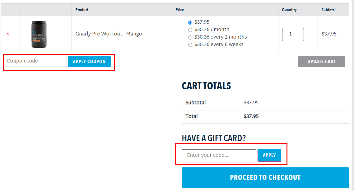 How do I use my Gnarly coupon code?