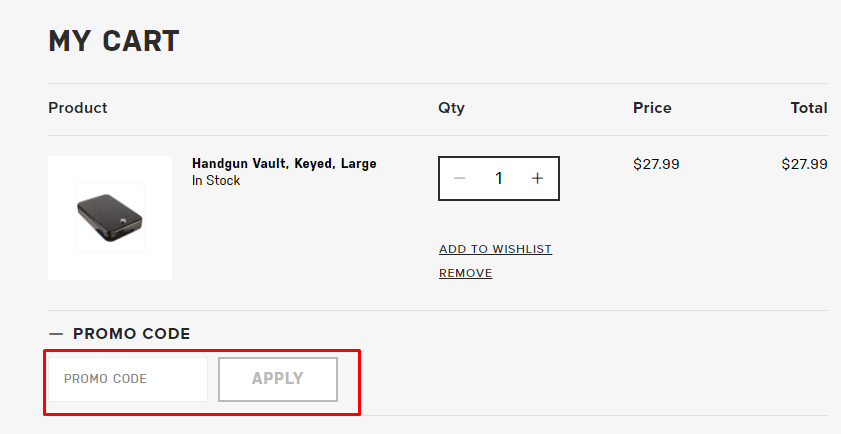How do I use my Lockdown promo code?