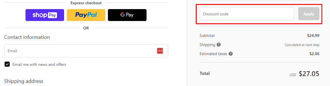 How do I use my Eco Sports discount code?