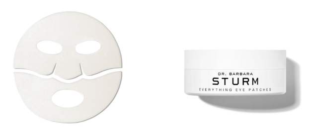 Dr. Barbara Sturm face mask and eye patch witha  while background
