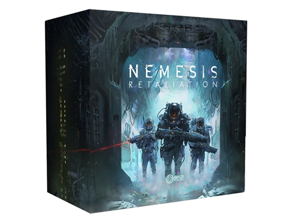 Die Box des Brettspiels Nemesis: Retaliation