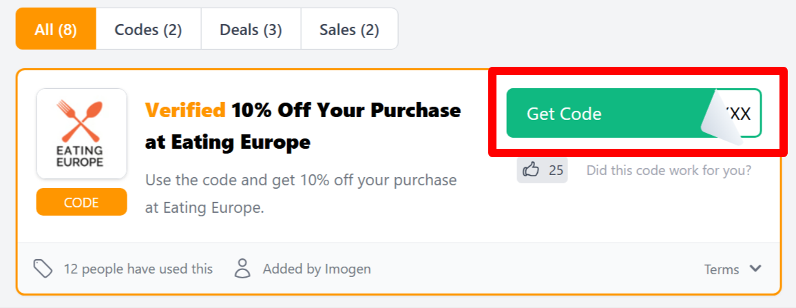 verified discount offer from Love Discount Vouchers