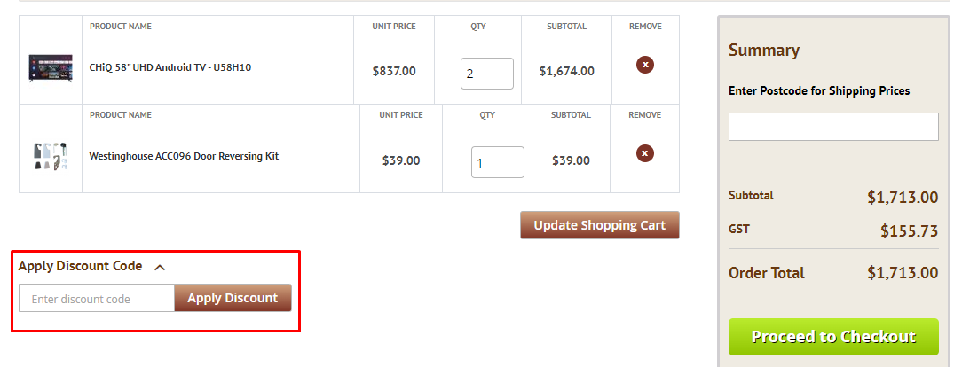 How do I use my Stan Cash discount code?