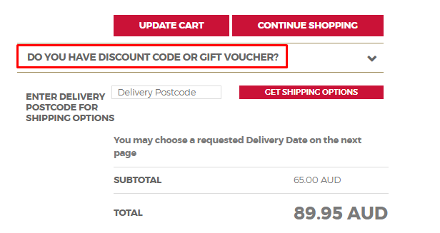 How do I use my Gourmet Basket discount code?