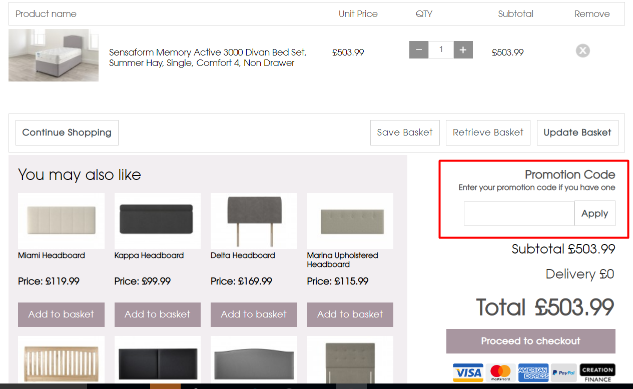 Bensons for Beds Promo Codes July 2020