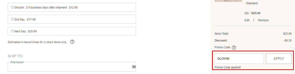 How do I use my Soft Surroundings discount code?
