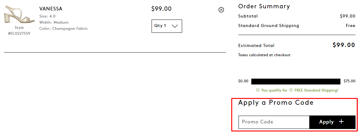 How do I use my Naturalizer Promo Code