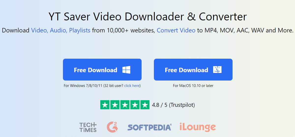 About YT Saver Homepage