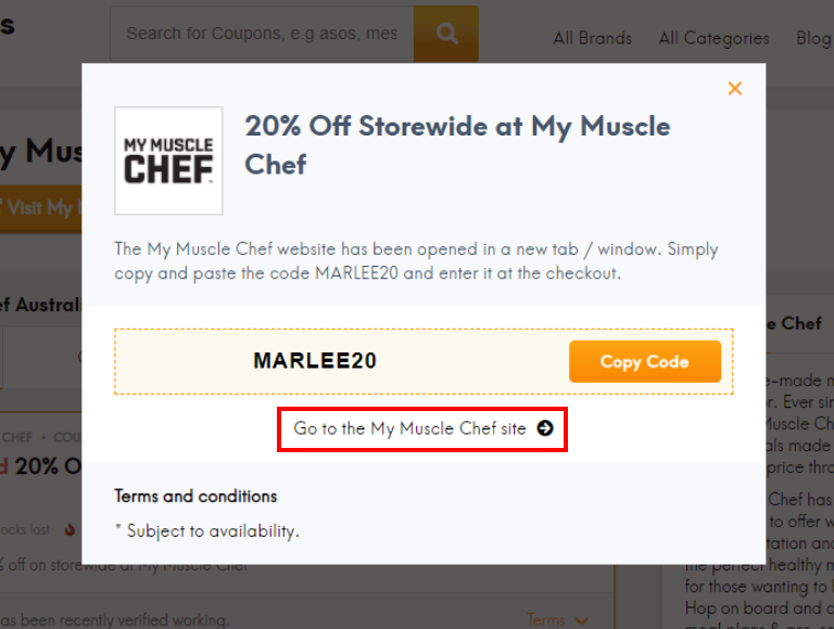 Verified 20 Off My Muscle Chef Coupon and Promo Codes July 2022