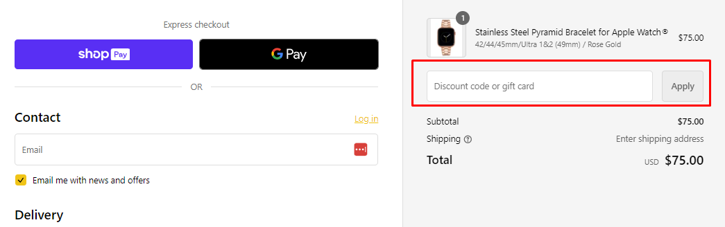 How do I use my Withit discount code?
