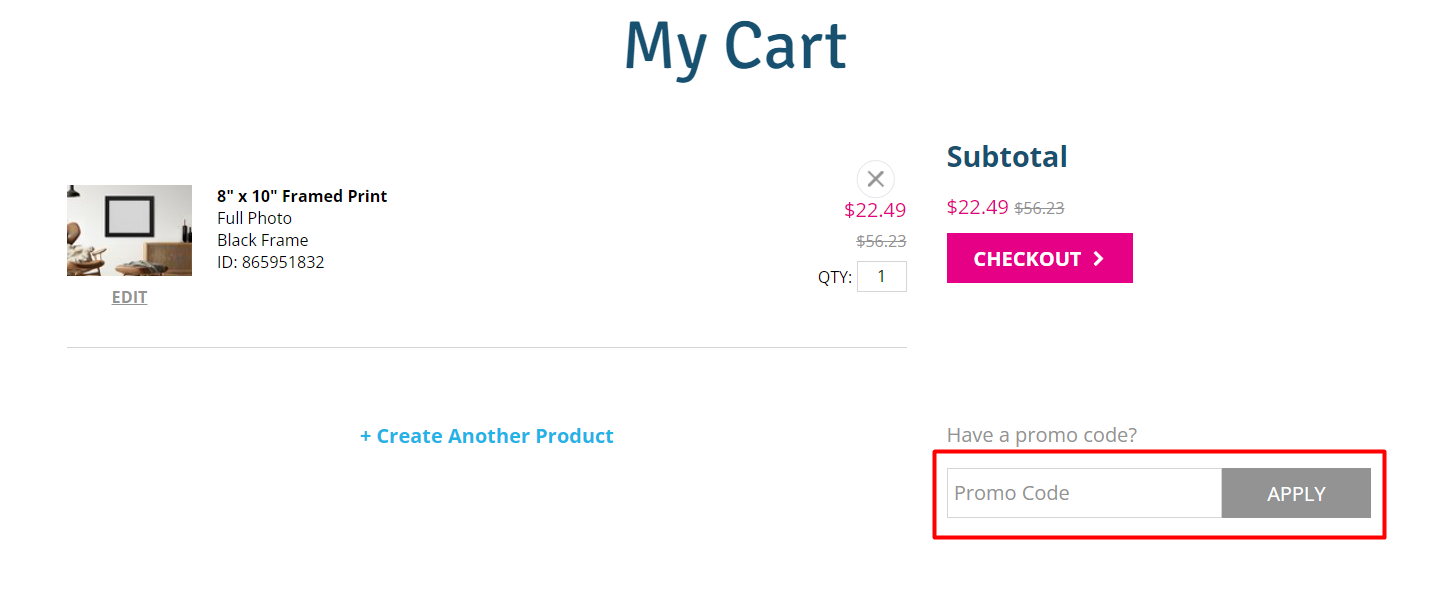 How do I use my Easy Canvas Prints coupon code?