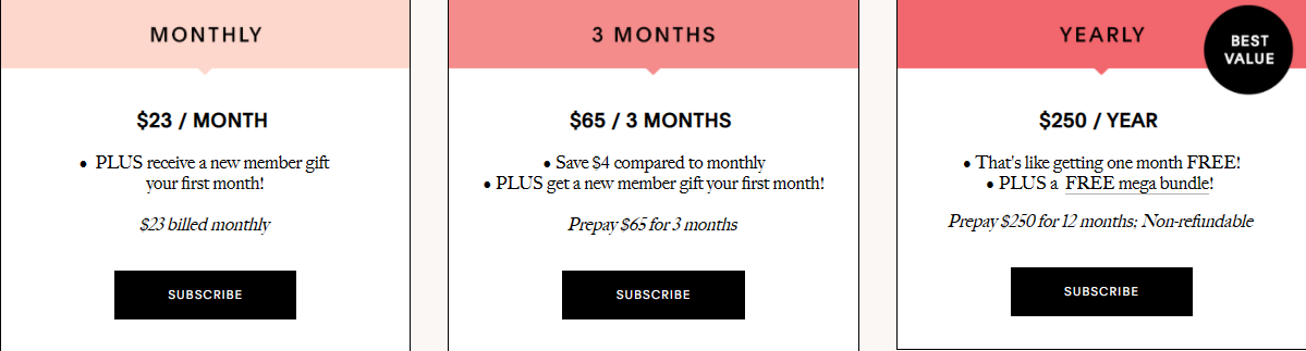 allure subscription