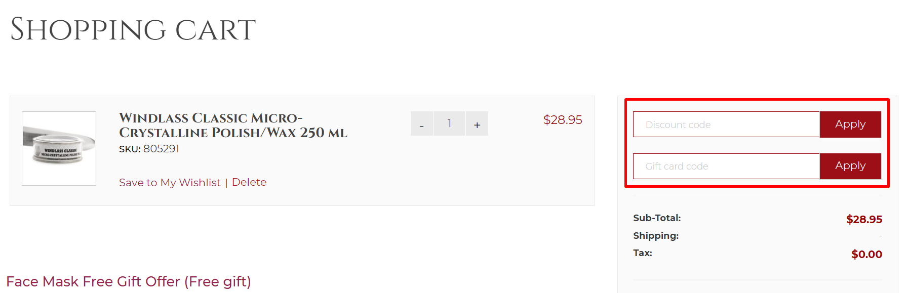 How do I use my Museum Replicas discount code?