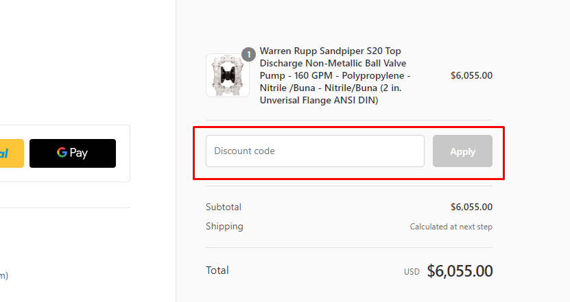 How do I use my Pittsburgh Spray discount code?
