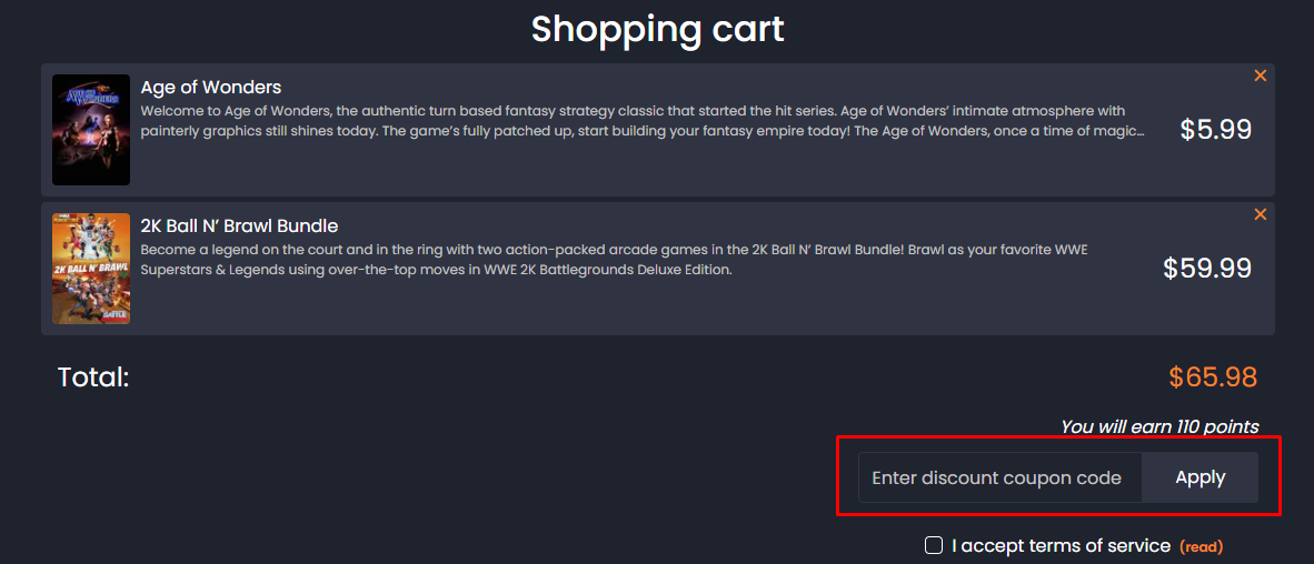 How do I use my Voidu coupon code?