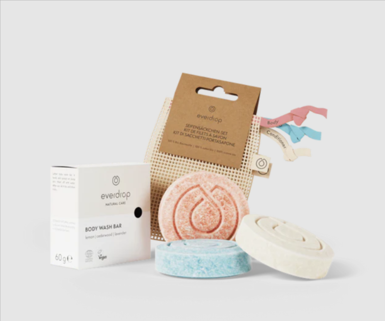 kit solidi per il corpo e i capelli disponibili a basso prezzo grazie a promo code everdrop