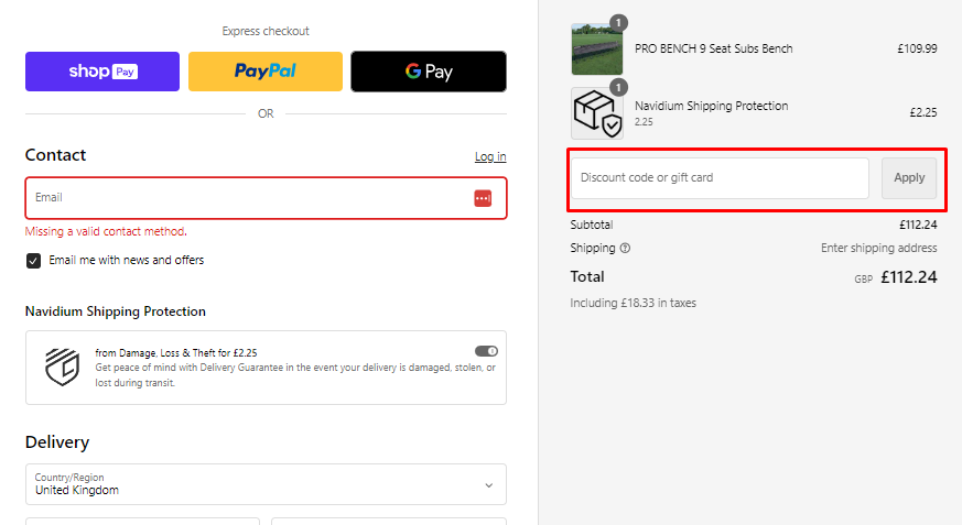 How do I use my Quickplay discount code?