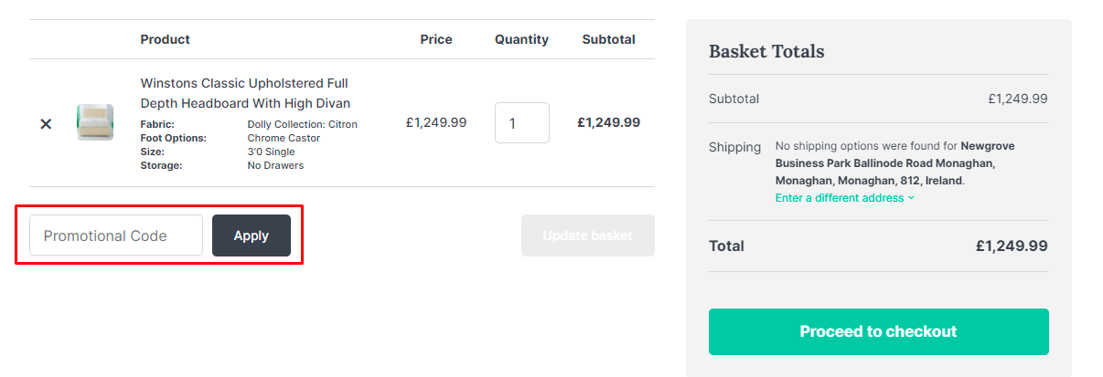 How do I use my Winstons promotional code?