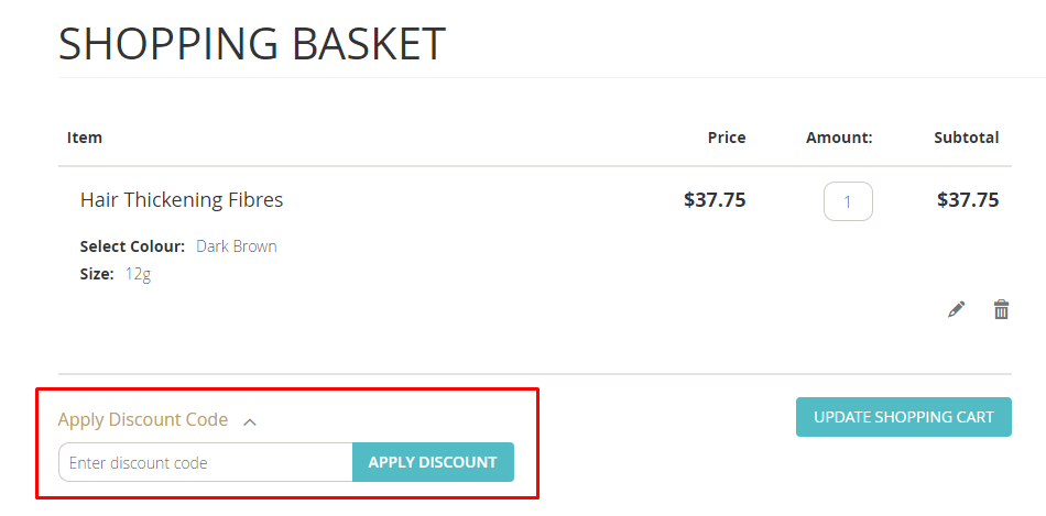 How do I use my Toppik discount code?