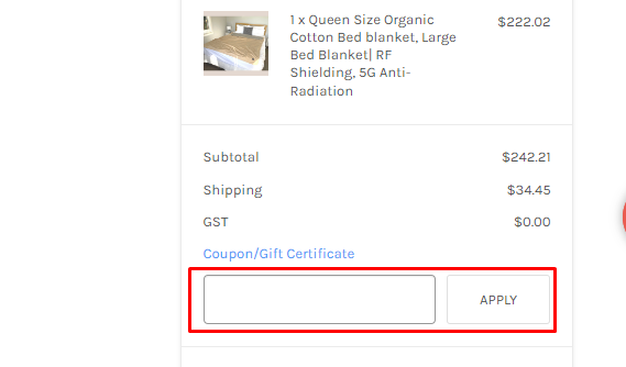 How do I use my Radia Smart coupon code?