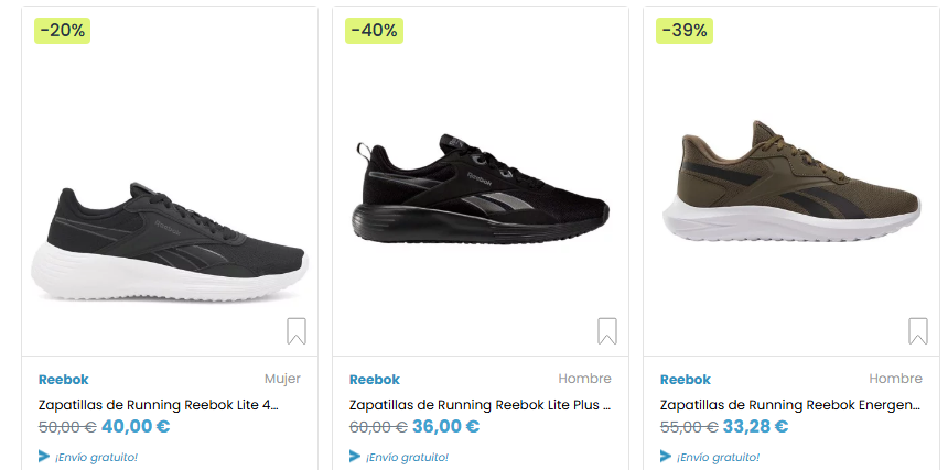 foto de zapatillas de la marca sobre fondo blanco