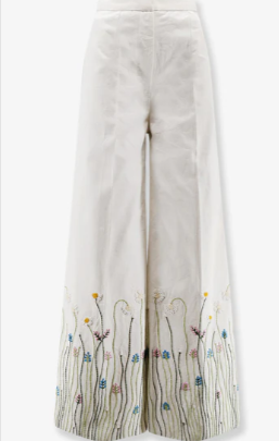 pantaloni bianchi da acquistare a basso prezzo utilizzando un codice sconto Nugnes 1920