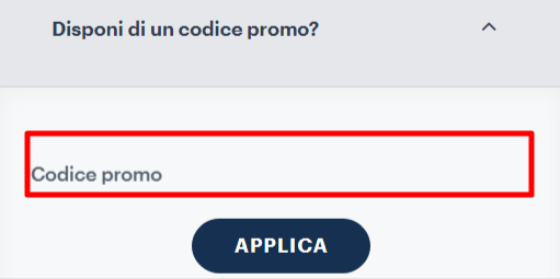 carrello del sito ufficiale Lavazza dove poter inserire un codice sconto Lavazza per risparmiare