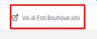 collegamento diretto al sito ufficiale Foti Boutique dove poter inserire ed applicare un codice sconto Foti Boutique