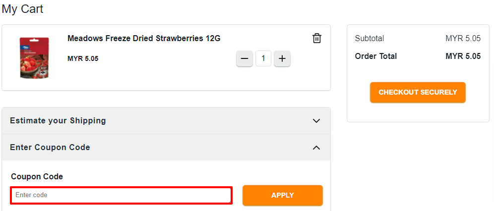 Gaurdian checkout code