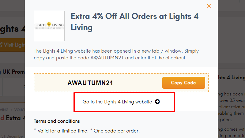 Lights4Living Checkout
