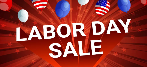 Online sales happening on Labor Day on the weekend before the first Monday in September