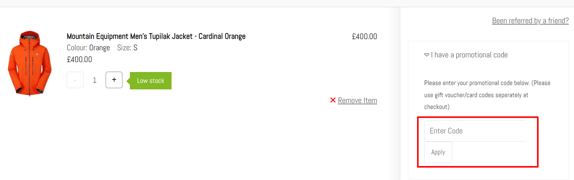 How do I use my Tiso promotional code?