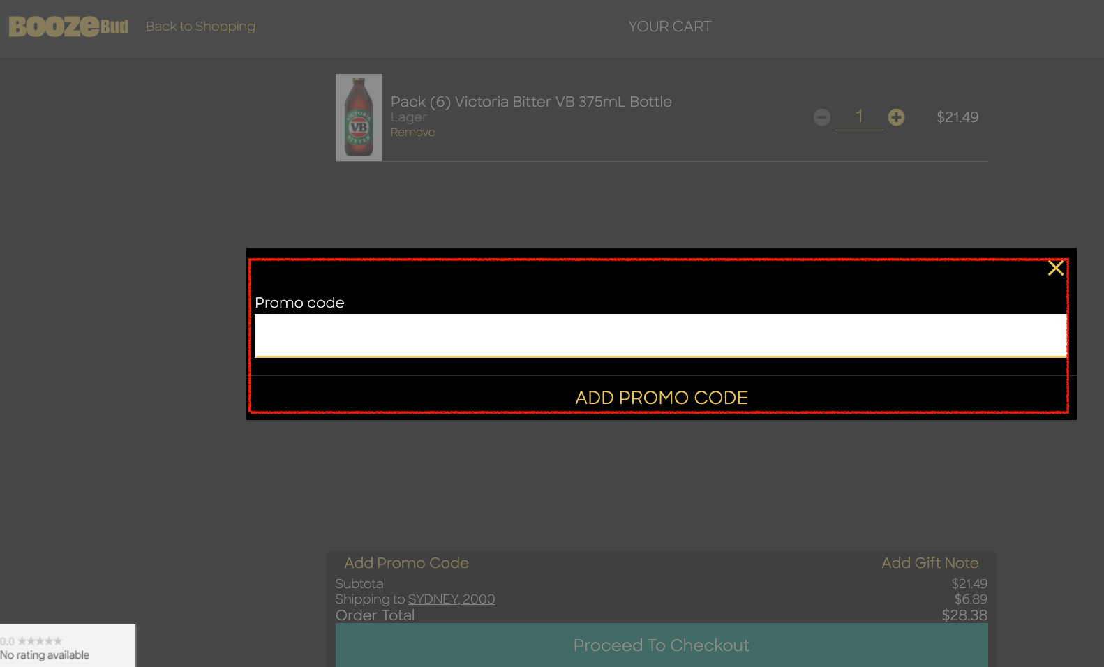 How do I use my BoozeBud promo code?