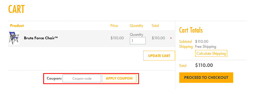 How do I use my GCI Outdoor coupon code?