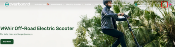 Browsing electric rideables on the iHoverboard website