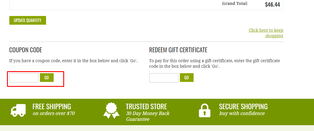 How do I use my Greenbatteries.com coupon code?