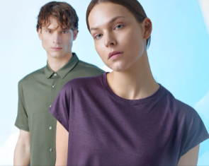 uomo e donna con indumenti Rewoolution da poter acquistare in offerta con i codici sconto Rewoolution