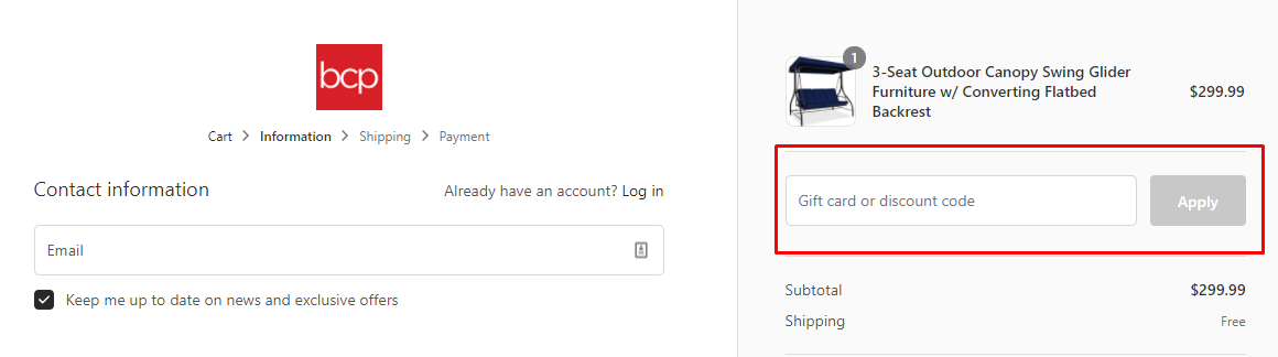 How do I use my Best Choice Products discount code?