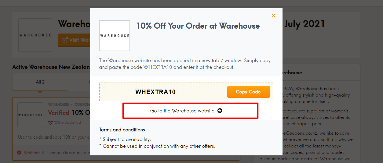 Verified 20 Off Warehouse Coupon And Promo Codes