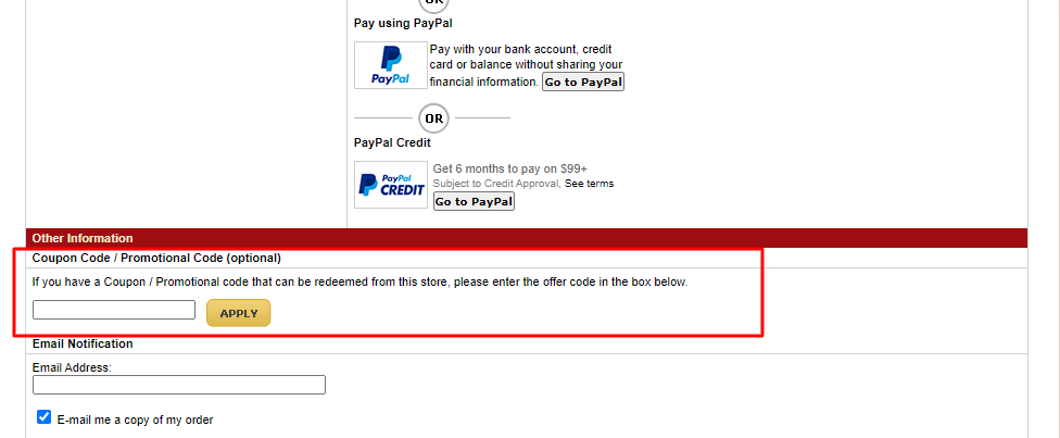 How do I use my Future Memories coupon code?