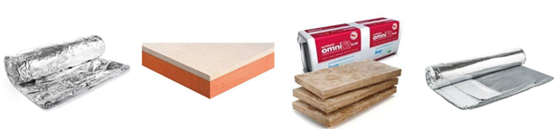 image showing some Insulation4less insulation materials