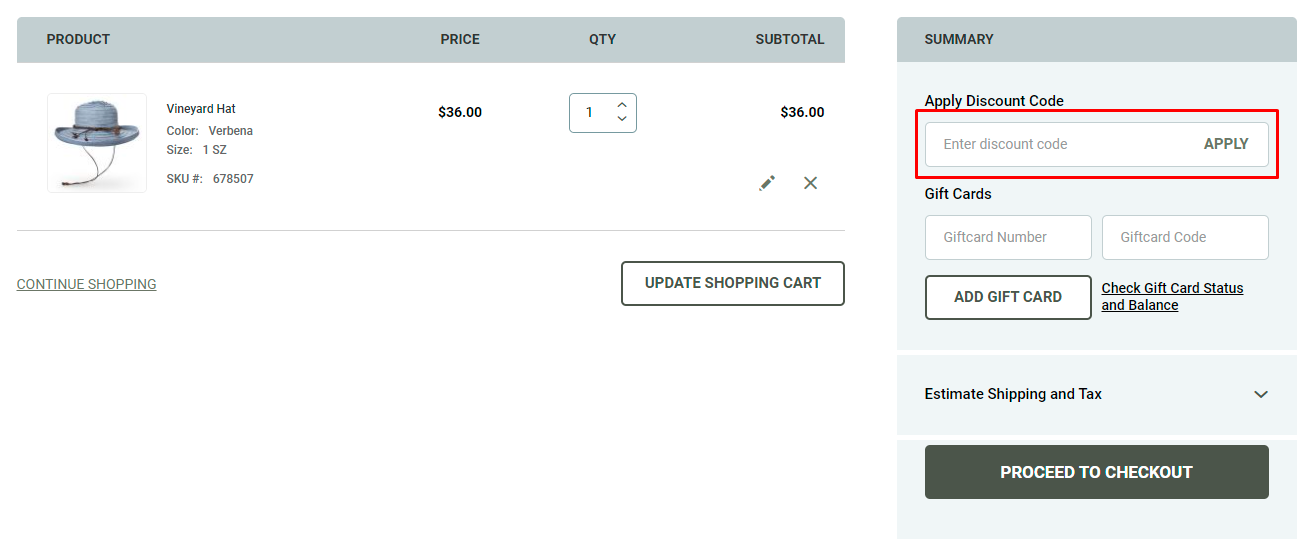 How do I use my Summit Hut discount code?