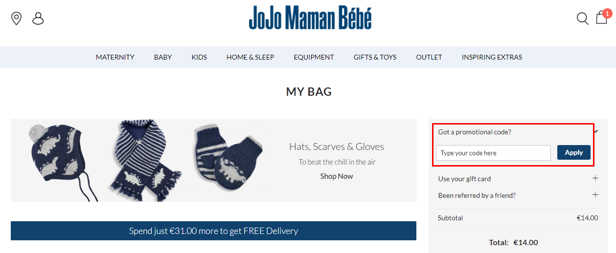 Tercepat Jojo Maman Bebe Promo Code