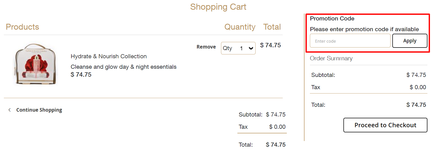 How do I use my RIVAGE promotion code?