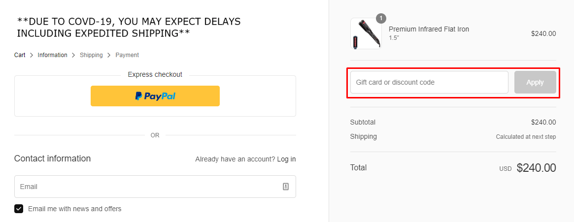 How do I use my CROC discount code?