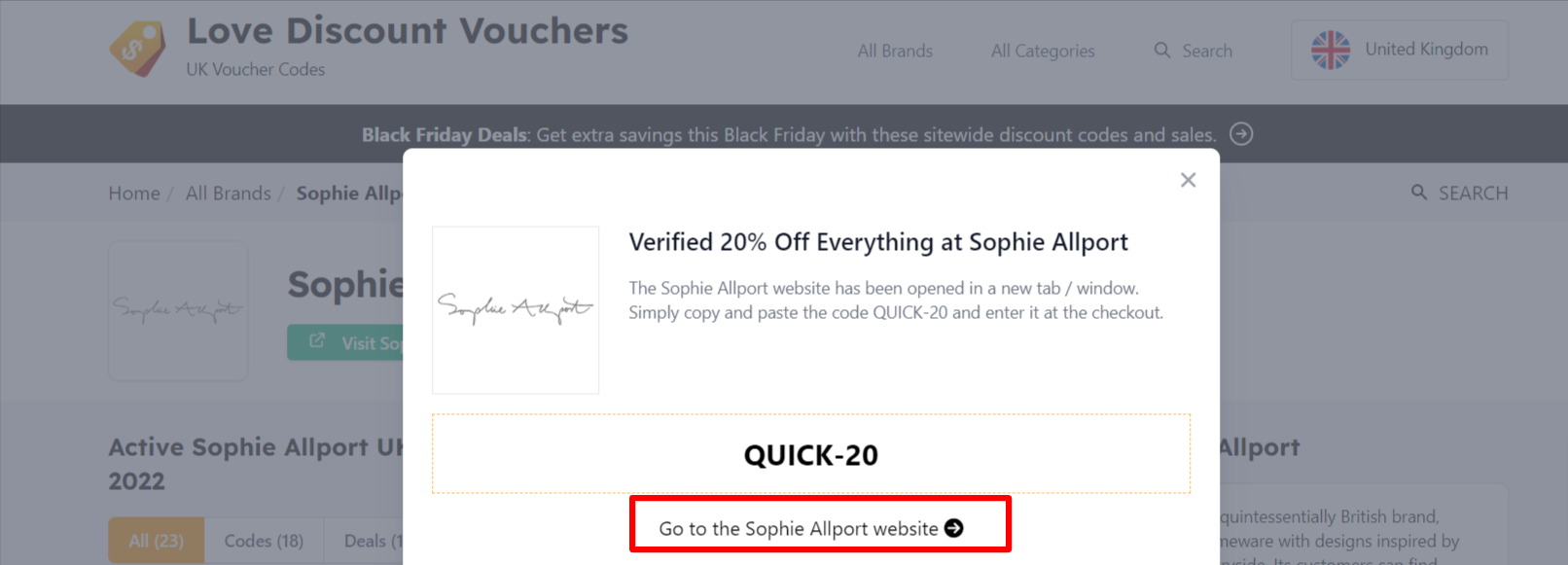 Verified 20 Off Sophie Allport Discount Code