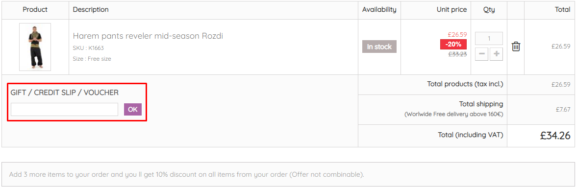 How do I use my Fantazia voucher?
