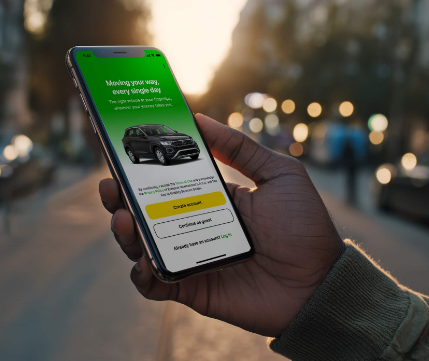 imagen de la web de europcar de aplicación móvil de europcar